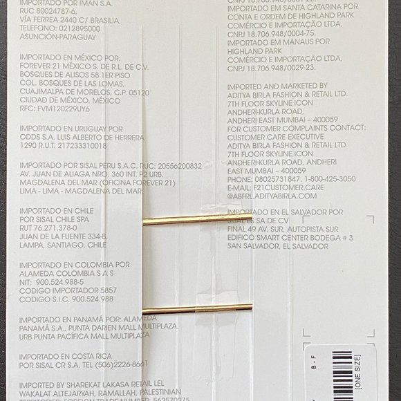 Forever21 Happy Face Emoji Smiles Gold Hair Clips Barrettes Bobby Pins Set 2 NWT - Picture 2 of 2